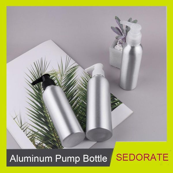 storage bottles & jars sedorate 10 pcs/lot big aluminum bottle with clear pump lid 500ml silver lotion container shampoo 
storage bottles & jars sedorate 10 pcs/lot big aluminum bottle with clear pump lid 500ml silver lotion container shampoo