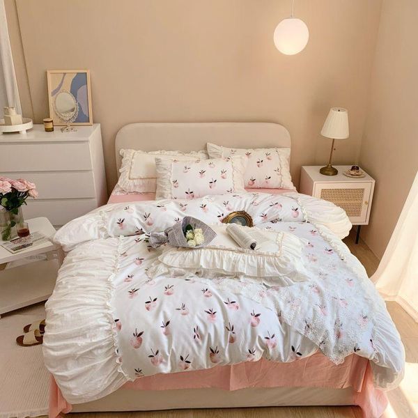 bedding sets french country chic floral pleated duvet cover set premium 100%cotton king bed sheet pillow shams
bedding sets french country chic floral pleated duvet cover set premium 100%cotton king bed sheet pillow shams