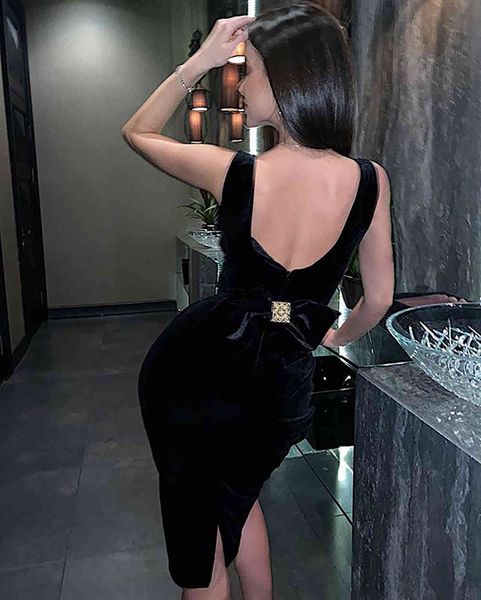 dresses women spring backless diamonds bow tie mini black veet bodycon 2021 elegant evening party club vestidos, Black;gray
dresses women spring backless diamonds bow tie mini black veet bodycon 2021 elegant evening party club vestidos, Black;gray