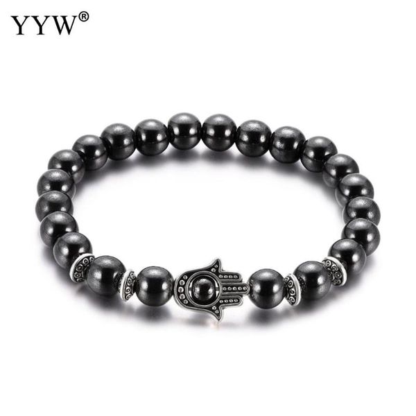 hamsa hand bracelet bangle men women pulseira masculina mens jewelry bileklik 4mm non magnetic hematite beads bracelets beaded, strands, Black
hamsa hand bracelet bangle men women pulseira masculina mens jewelry bileklik 4mm non magnetic hematite beads bracelets beaded, strands, Black