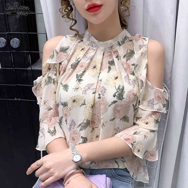summer off-the-shoulder chiffon blouse women korean floral short sleeve shirts elegant printing female clothing 13708 210508, White
summer off-the-shoulder chiffon blouse women korean floral short sleeve shirts elegant printing female clothing 13708 210508, White