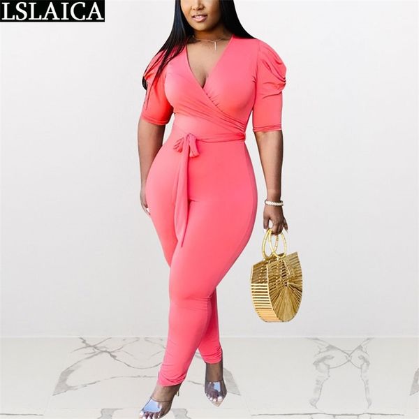 elegant women jumpsuit solid color casual fashion bodysuit bandage plus size s-2xl half sleeve streetwear 210515, Black;white
elegant women jumpsuit solid color casual fashion bodysuit bandage plus size s-2xl half sleeve streetwear 210515, Black;white