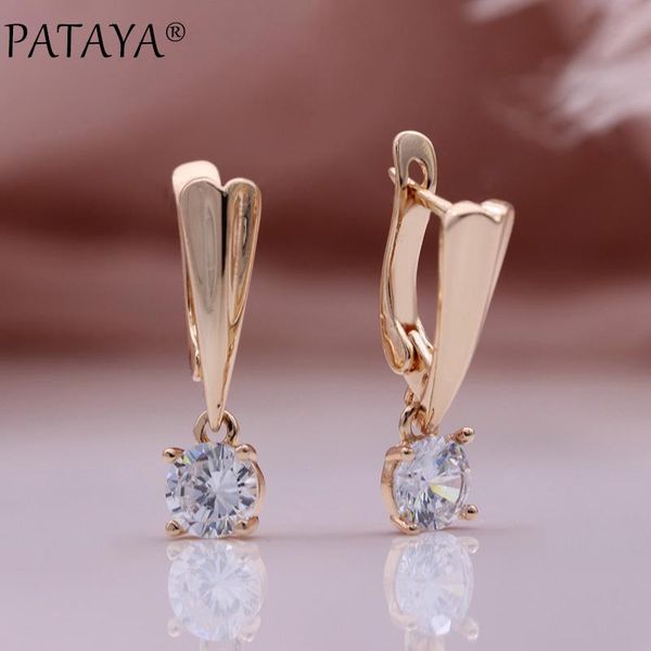 dangle & chandelier pataya white round natural zircon long drop earrings 585 rose gold simple metal women vintage daily fashion jewelry, Silver
dangle & chandelier pataya white round natural zircon long drop earrings 585 rose gold simple metal women vintage daily fashion jewelry, Silver