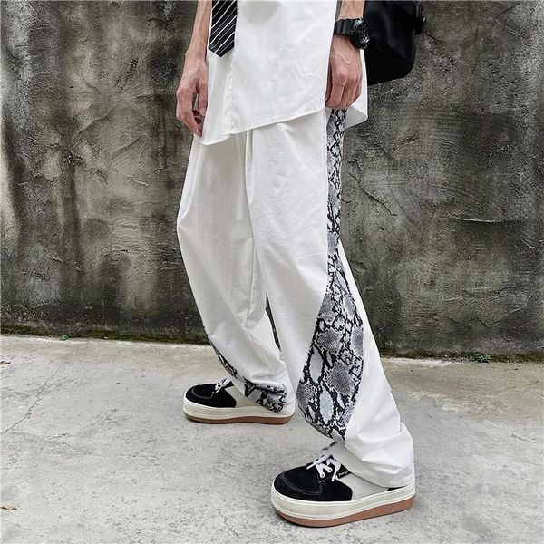 men's pants leopard patchwork straight for men 2021 spring summer casual loose joggers trousers vintage hip hop street male clothing, Black
men's pants leopard patchwork straight for men 2021 spring summer casual loose joggers trousers vintage hip hop street male clothing, Black