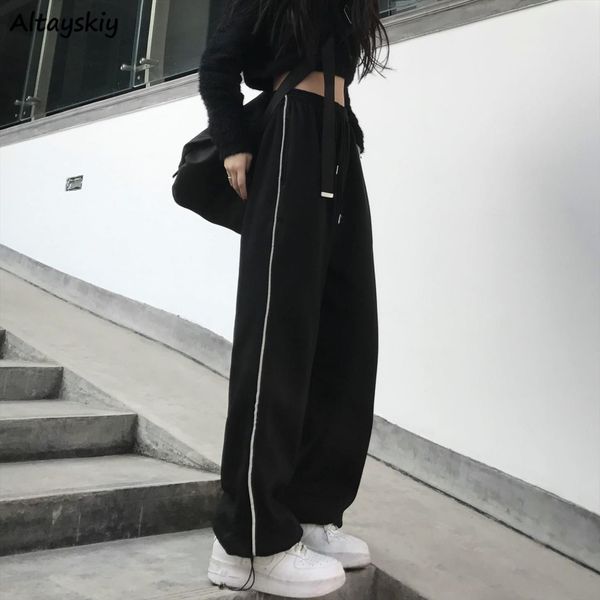 plus size s 4xl women pant casual bundle feet trousers design oversize loose wide leg drawstring streetwear joggers ulzzang bf, Black;white
plus size s 4xl women pant casual bundle feet trousers design oversize loose wide leg drawstring streetwear joggers ulzzang bf, Black;white