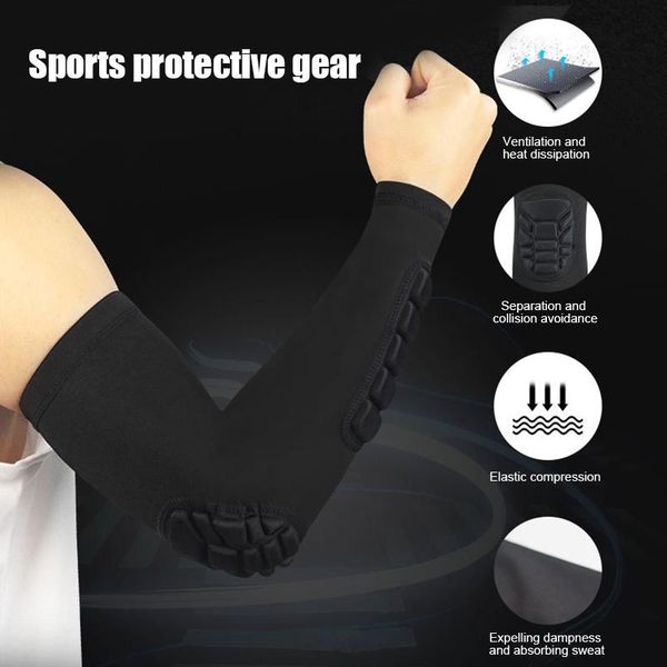 elbow & knee pads sports brace support guards breathable arm sleeve protector for sport workouts psen999, Black;gray
elbow & knee pads sports brace support guards breathable arm sleeve protector for sport workouts psen999, Black;gray