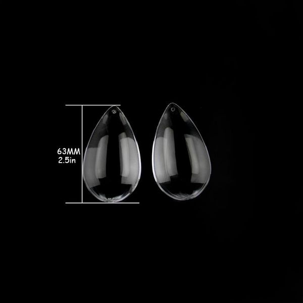 63mm 10pcs/lot crystal jewelry parts clear droplet loose smooth waterdrop pendants for home/wedding decoration chandelier
63mm 10pcs/lot crystal jewelry parts clear droplet loose smooth waterdrop pendants for home/wedding decoration chandelier