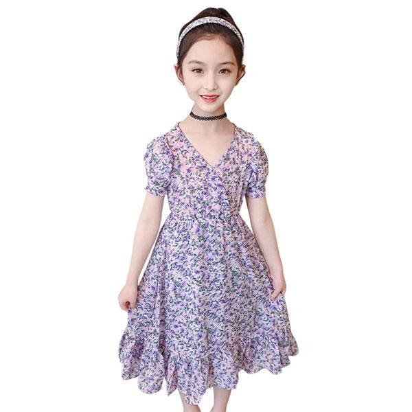 dress girl floral pattern s dresses casual style children summer costume 6 8 10 12 14 210527, Red;yellow 
dress girl floral pattern s dresses casual style children summer costume 6 8 10 12 14 210527, Red;yellow