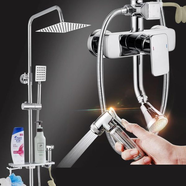 styles luxury wall mounted brass rain shower faucets set system cold& water square hand head bathroom sets
styles luxury wall mounted brass rain shower faucets set system cold& water square hand head bathroom sets