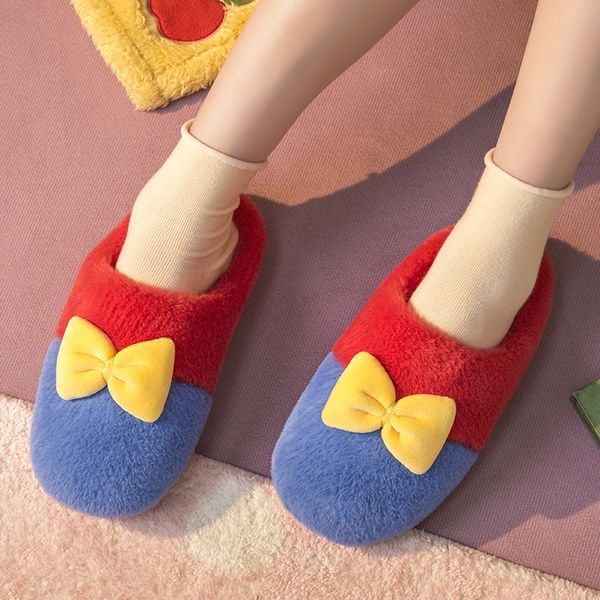 bowknot cotton slipper female autumn winter day indoor warm lovely wool wool slipper home winter girl slipper, Black
bowknot cotton slipper female autumn winter day indoor warm lovely wool wool slipper home winter girl slipper, Black