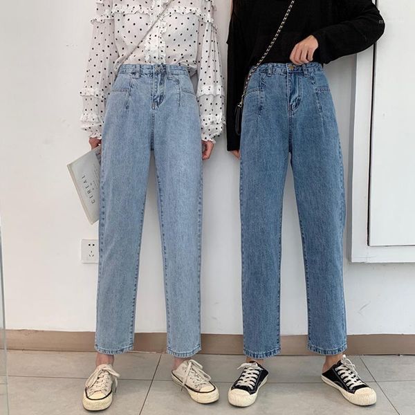 women's jeans whcw cgdsr wild chic streetwear woman denim trousers vintage high waist 2021 autumn winter korean style pants women, Blue
women's jeans whcw cgdsr wild chic streetwear woman denim trousers vintage high waist 2021 autumn winter korean style pants women, Blue