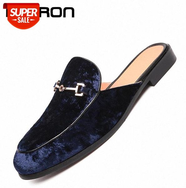 men's suede leather open back slip-on dress slippers on backless velvet loafers lazy person half shoe for men size 6~13 #kj43
men's suede leather open back slip-on dress slippers on backless velvet loafers lazy person half shoe for men size 6~13 #kj43