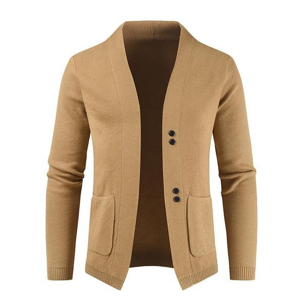 men's sweaters autumn and winter cardigan single-breasted fashion knit sweater, White;black
men's sweaters autumn and winter cardigan single-breasted fashion knit sweater, White;black