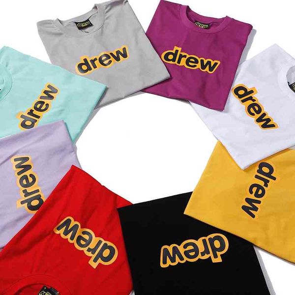 summer new drew short sleeve high street couple wu yifan same fog boys' loose casual t-shirt tide brand bottom shirt, White;black
summer new drew short sleeve high street couple wu yifan same fog boys' loose casual t-shirt tide brand bottom shirt, White;black