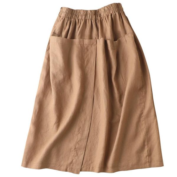 skirts shuchan linen pockets woman korean fashion clothing casual a-line mid-calf womens broadcloth, Black
skirts shuchan linen pockets woman korean fashion clothing casual a-line mid-calf womens broadcloth, Black
