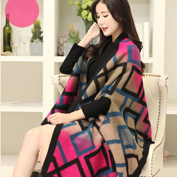 women patchwork plaid poncho cashmere scarf grid cape lattice poncho wrap shawl blanket cloak collar jacket coat tta1737, Blue;gray
women patchwork plaid poncho cashmere scarf grid cape lattice poncho wrap shawl blanket cloak collar jacket coat tta1737, Blue;gray