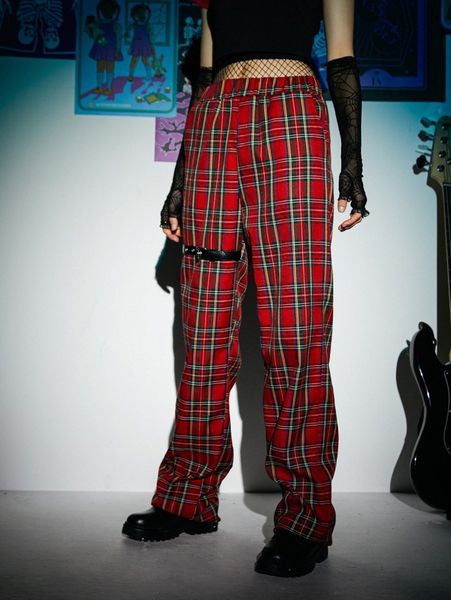 romwe tartan grommet eyelet pants 27vl#, Black;white
romwe tartan grommet eyelet pants 27vl#, Black;white