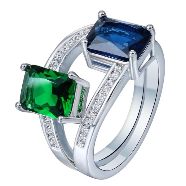 wedding rings hainon fashion 2pc green blue zircon 2021 promise jewelry cubic engagement silver color ring, Slivery;golden
wedding rings hainon fashion 2pc green blue zircon 2021 promise jewelry cubic engagement silver color ring, Slivery;golden
