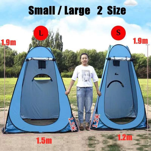 outdoor bathing tent changing room moving shower bathroom toilet tents quick opening hiking camping travel beach 1-2 person and shelters
outdoor bathing tent changing room moving shower bathroom toilet tents quick opening hiking camping travel beach 1-2 person and shelters