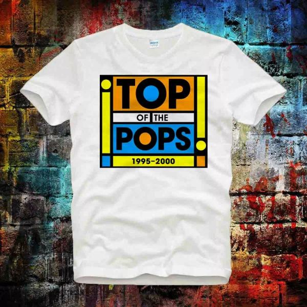 of the pops music classic retro music tv tee &ladies t shirt b786, White;black