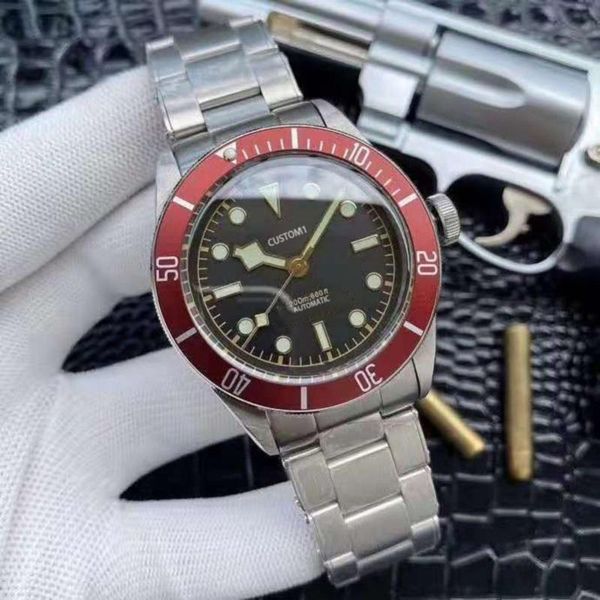 wristwatches men's watch fully automatic mechanical sapphire glass storage aluminum outer ring luminous imported 316l stainless steel, Slivery;brown
wristwatches men's watch fully automatic mechanical sapphire glass storage aluminum outer ring luminous imported 316l stainless steel, Slivery;brown