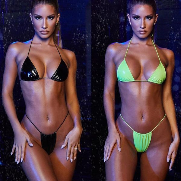 2pcs women summer swimwear bikini set bra tie side g-string thong beach triangle suit swimsuit bathing swimming women's, White;black
2pcs women summer swimwear bikini set bra tie side g-string thong beach triangle suit swimsuit bathing swimming women's, White;black