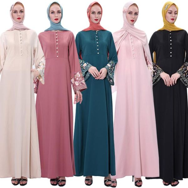 ethnic clothing 2021 embroidered flared sleeve dress summer middle eastern robe vintage a-line slim muslim woman abaya91202, Red
ethnic clothing 2021 embroidered flared sleeve dress summer middle eastern robe vintage a-line slim muslim woman abaya91202, Red