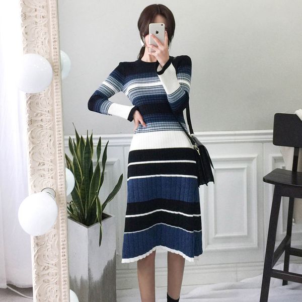 Comfortable fashionable striped knit arrival party quality basic thick dress from, Black;gray
Comfortable fashionable striped knit arrival party quality basic thick dress from, Black;gray