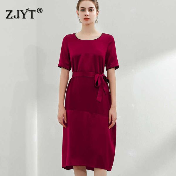 elegant office lady short sleeve loose 100% acetate dress women fashion spring robe solid party prom vestidos 210601, Black;gray
elegant office lady short sleeve loose 100% acetate dress women fashion spring robe solid party prom vestidos 210601, Black;gray