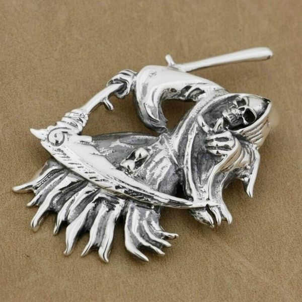 pendant necklaces gothic vintage stainless steel grim reaper death scythe skull for mens biker rock punk chain necklace, Silver
pendant necklaces gothic vintage stainless steel grim reaper death scythe skull for mens biker rock punk chain necklace, Silver