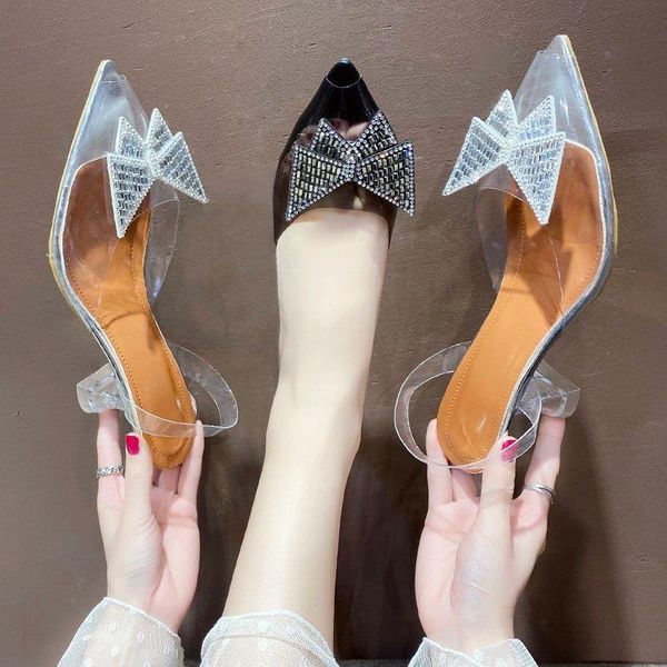 star style crystal butterfly transparent women pumps jelly office lady shoes summer slingbacks high heels wedding bridal dress, Black
star style crystal butterfly transparent women pumps jelly office lady shoes summer slingbacks high heels wedding bridal dress, Black