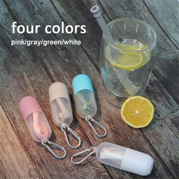 drinking straws strawslife big size silicone reusable collapsible elbow straw with cleaning brushes for travel outdoor protable
drinking straws strawslife big size silicone reusable collapsible elbow straw with cleaning brushes for travel outdoor protable