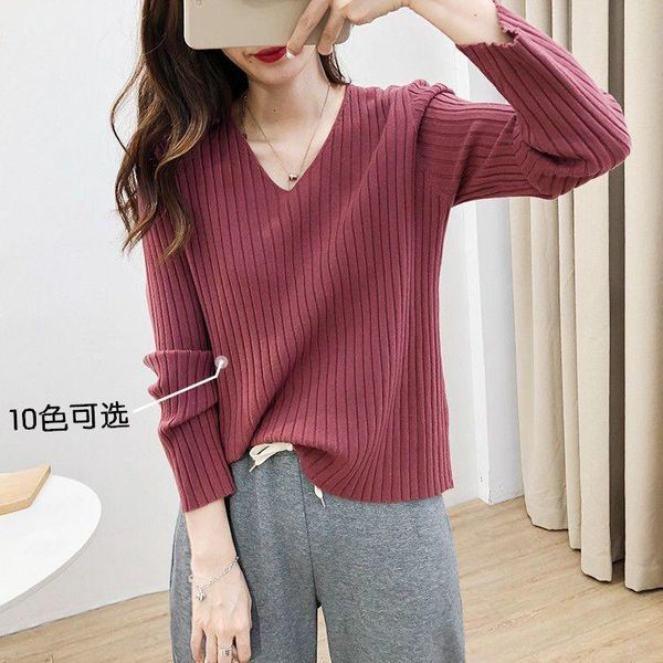 women's sweaters woman v-neck sweater autumn winter plus size clothes loose femme chandails pull hiver, White;black
women's sweaters woman v-neck sweater autumn winter plus size clothes loose femme chandails pull hiver, White;black