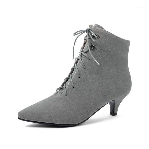 boots fashion lace up ankle for women 2021 casual pointed toe low heels women's short shoes lady large size 481, Black
boots fashion lace up ankle for women 2021 casual pointed toe low heels women's short shoes lady large size 481, Black