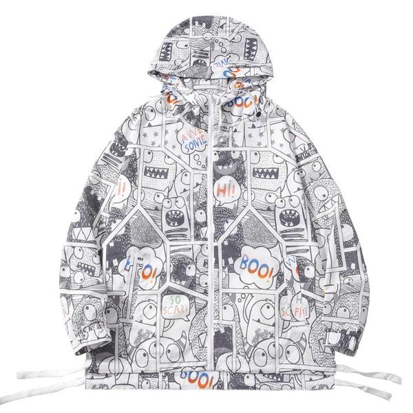men's jackets men hip hop streetwear hooded jacket printed oversized coat korean style sun protection clothing casaco masculino, Black;brown
men's jackets men hip hop streetwear hooded jacket printed oversized coat korean style sun protection clothing casaco masculino, Black;brown