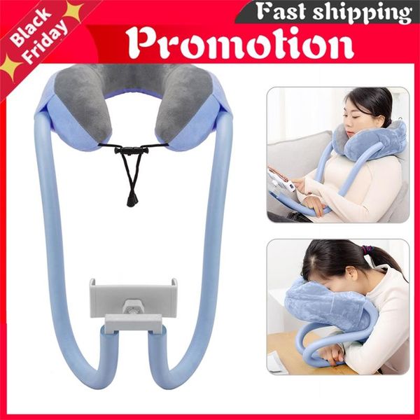 pillow 2-in-1 u-shaped neck with gooseneck tablet phone holder, memory foam nap flexible reading
pillow 2-in-1 u-shaped neck with gooseneck tablet phone holder, memory foam nap flexible reading