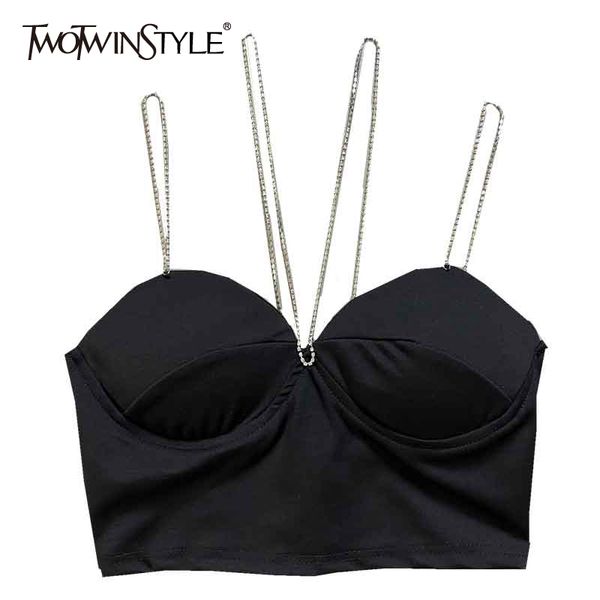 black vest for women v neck sleeveless patchwork chain ruched minimalist vests female summer fashion style 210524, White
black vest for women v neck sleeveless patchwork chain ruched minimalist vests female summer fashion style 210524, White