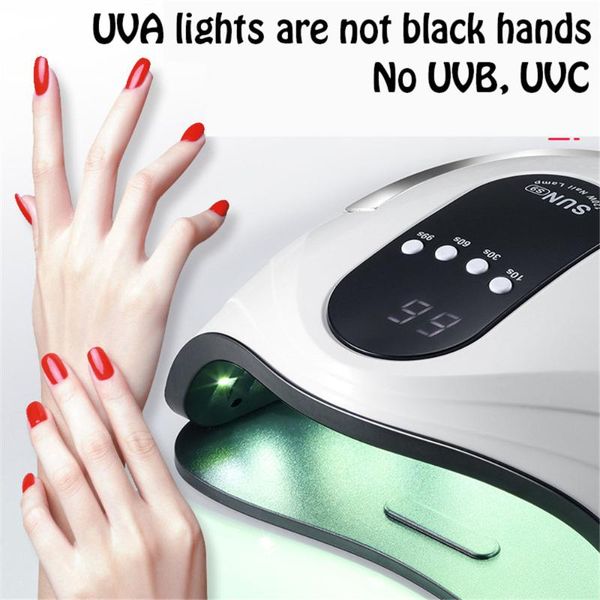 lamp nail dryer uv led 120w manicure drying nails gel fingernails dryers