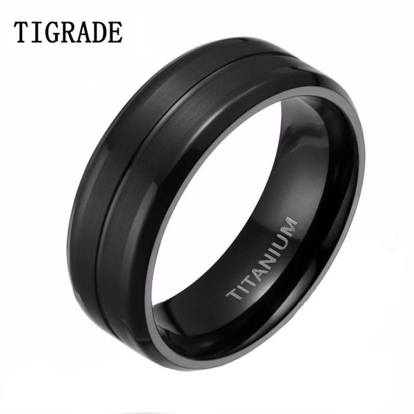 wedding rings tigrade man black ring finger 8mm cool brushed titanium engagement band male jewelry bagues anelli anillo hombre, Slivery;golden
wedding rings tigrade man black ring finger 8mm cool brushed titanium engagement band male jewelry bagues anelli anillo hombre, Slivery;golden
