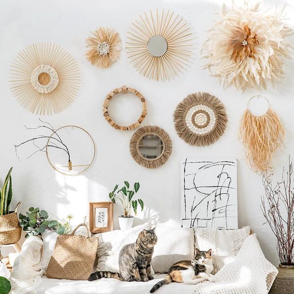 mirrors woven rope mirror nordic retro art circular handmade living room decoration coffee shop boho decor
mirrors woven rope mirror nordic retro art circular handmade living room decoration coffee shop boho decor