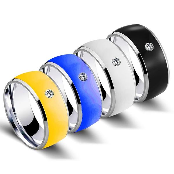 cluster rings nfc smart ring multifunctional stainless steel waterproof intelligent digital technology high-end gifts fashion jewelry, Golden;silver
cluster rings nfc smart ring multifunctional stainless steel waterproof intelligent digital technology high-end gifts fashion jewelry, Golden;silver