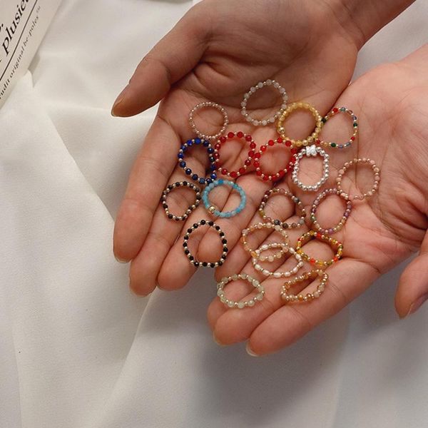 cluster rings aomu 2021 fashion crystal beaded cute minimalist coloful beads geometric stacked fine for women party gift jewelry, Golden;silver
cluster rings aomu 2021 fashion crystal beaded cute minimalist coloful beads geometric stacked fine for women party gift jewelry, Golden;silver