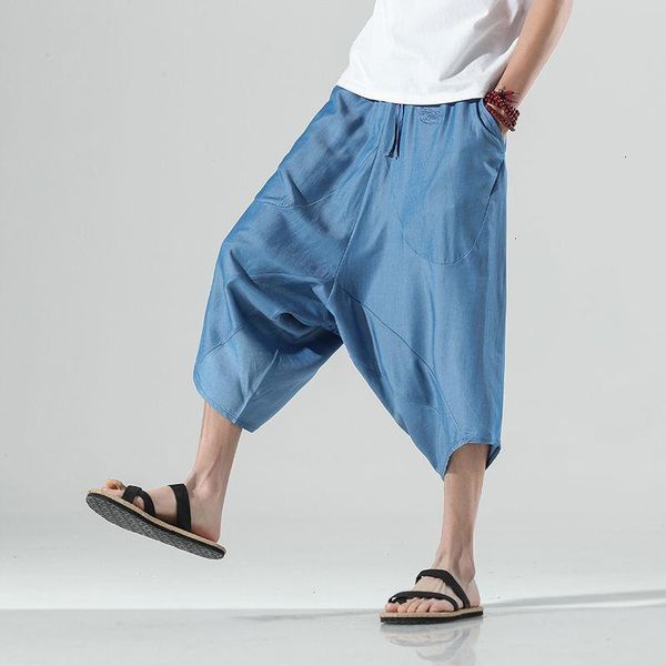 men's pants mrgb summer ice silk wide leg chinese style casual trousers vintage pantalones de hombre fashion harem, Black
men's pants mrgb summer ice silk wide leg chinese style casual trousers vintage pantalones de hombre fashion harem, Black