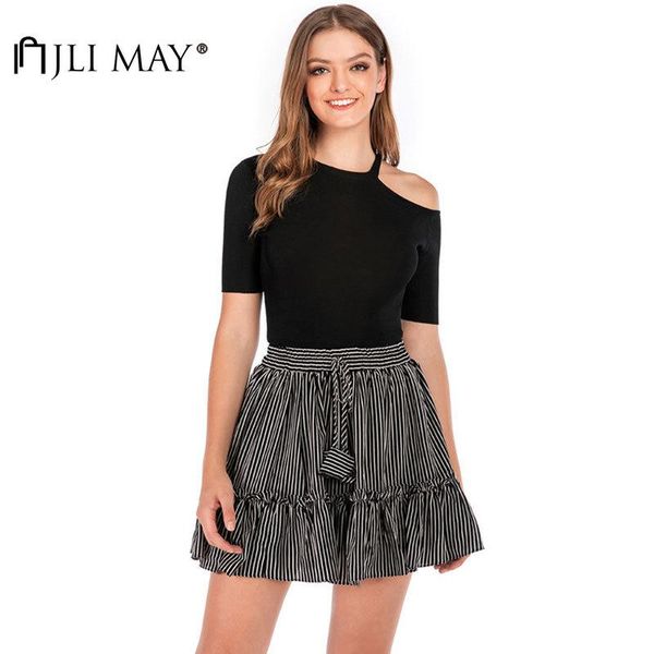skirts jli may women's sweet striped lace-up patchwork ruched empire slim summer ball gown mini skirt, Black
skirts jli may women's sweet striped lace-up patchwork ruched empire slim summer ball gown mini skirt, Black