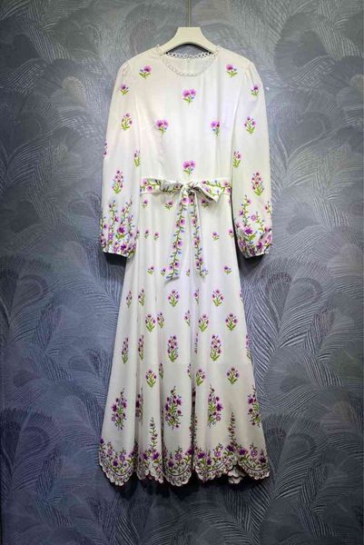 runway dresses spring zimm retro floral round collar waist long sleeve cotton blend dress i0js, Black
runway dresses spring zimm retro floral round collar waist long sleeve cotton blend dress i0js, Black