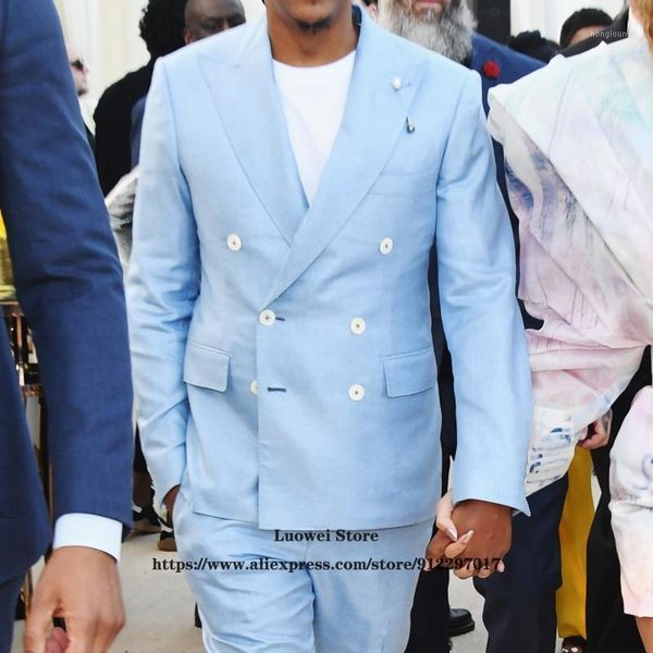 men's suits & blazers slim fashion light blue formal business 2 piece male wedding groom blazer terno masculino (jacket+pants), White;black
men's suits & blazers slim fashion light blue formal business 2 piece male wedding groom blazer terno masculino (jacket+pants), White;black