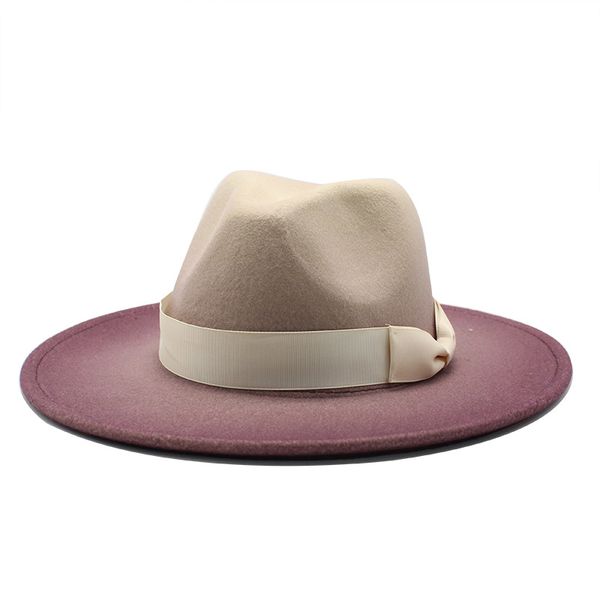 wide brim new style church derby hat panama felt fedoras hat for men women artificial wool british style jazz cap, Blue;gray
wide brim new style church derby hat panama felt fedoras hat for men women artificial wool british style jazz cap, Blue;gray