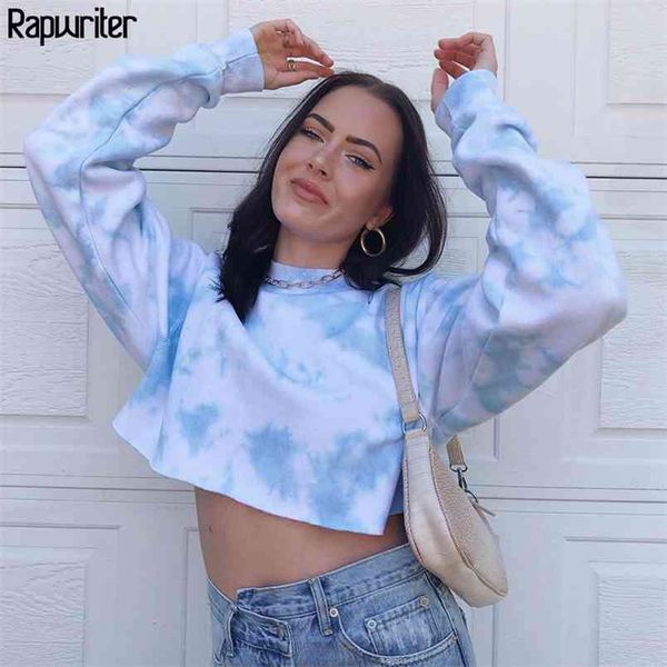 tie dye harajuku oversized sweat crop women short sweetshirts o-neck long sleeve pullovers tracksuit clothes 210510, Black
tie dye harajuku oversized sweat crop women short sweetshirts o-neck long sleeve pullovers tracksuit clothes 210510, Black