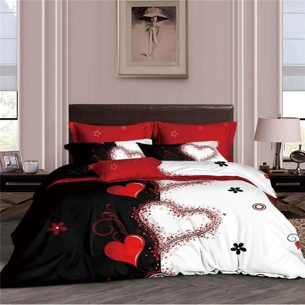 love heart bedding set 3d printed king size red duvet cover pillowcase single double twin full bed linen for children girl sets
love heart bedding set 3d printed king size red duvet cover pillowcase single double twin full bed linen for children girl sets