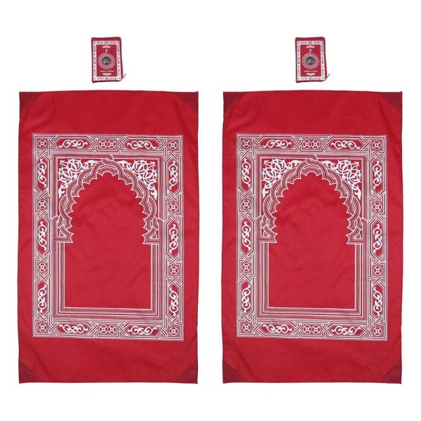 carpets 2pcs islamic muslim rug travel prayer mat with compass and carrying storage bag
carpets 2pcs islamic muslim rug travel prayer mat with compass and carrying storage bag